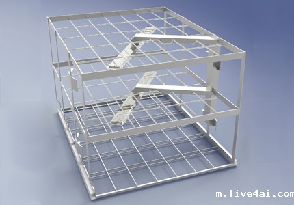 模块化组合篮架 R-203