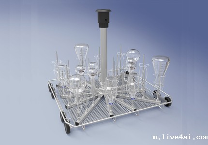 洗瓶机全注射式清洗篮架 DZ-105